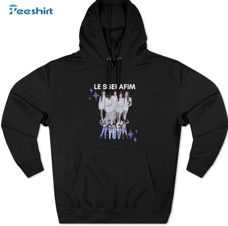 Le Sserafim Antifragile Trending Shirt, Kpop Pullover Crewneck Unisex Hoodie