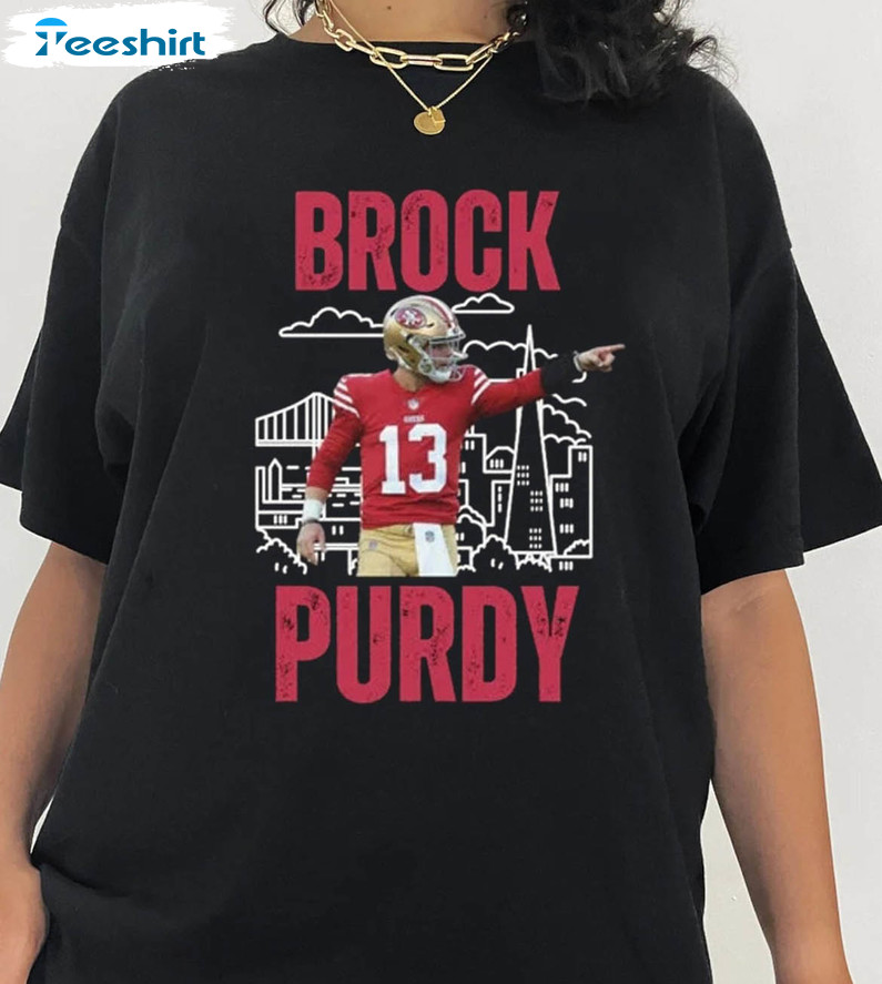 Vintage Brock Purdy Shirt, Trending Football Unisex Hoodie Sweater