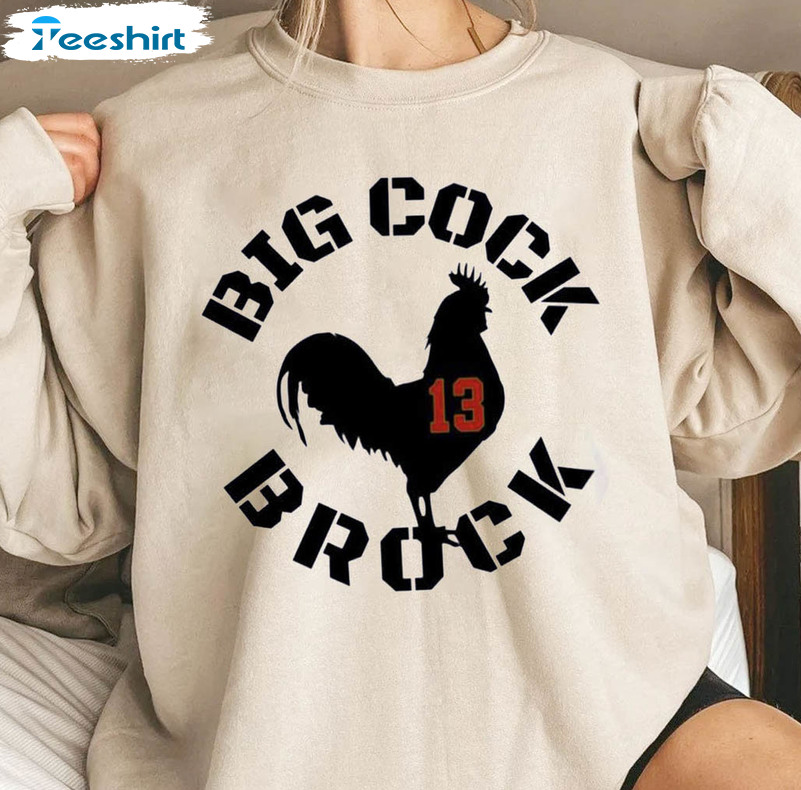 Retro Big Cock Brock Humor T-Shirt