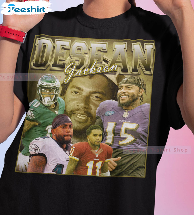 Desean Jackson Vintage Shirt, Trending Unisex T-shirt Crewneck