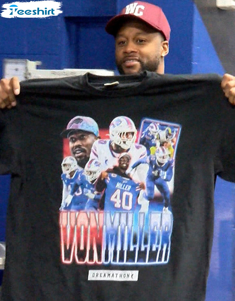 Brandon Beane Dreamathon Shirt, Von Miller Unisex T-shirt Long Sleeve