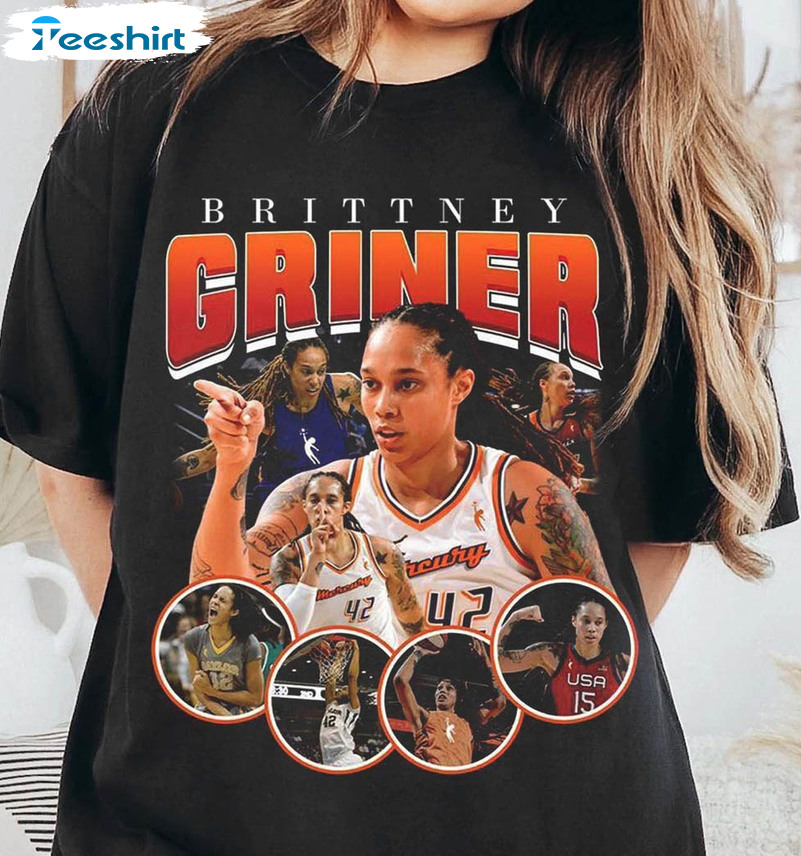 Brittney Griner Shirt, Basketball Trending Unisex T-shirt Short Sleeve