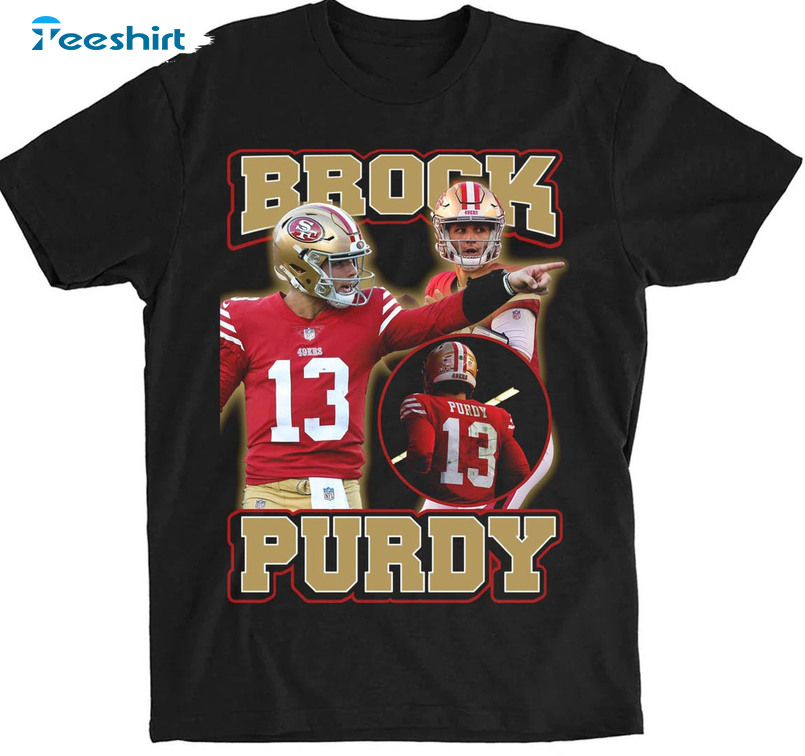 Brock Purdy Vintage Shirt, Purd 9ers Trending Unisex T-shirt Crewneck