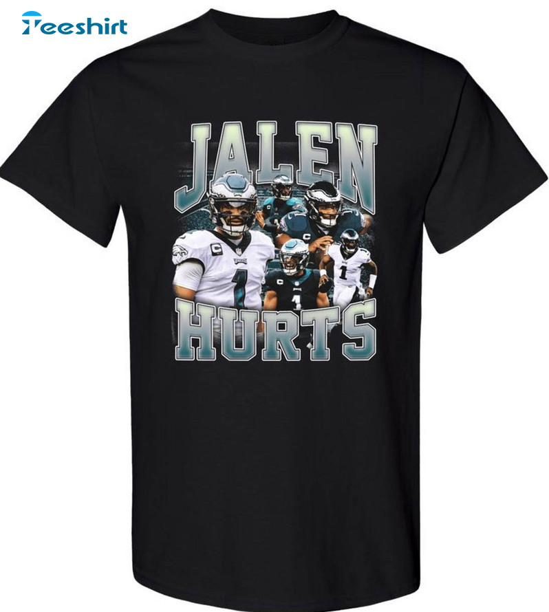 Jalen Hurts Vintage Shirt, Trending Unisex T-shirt Crewneck