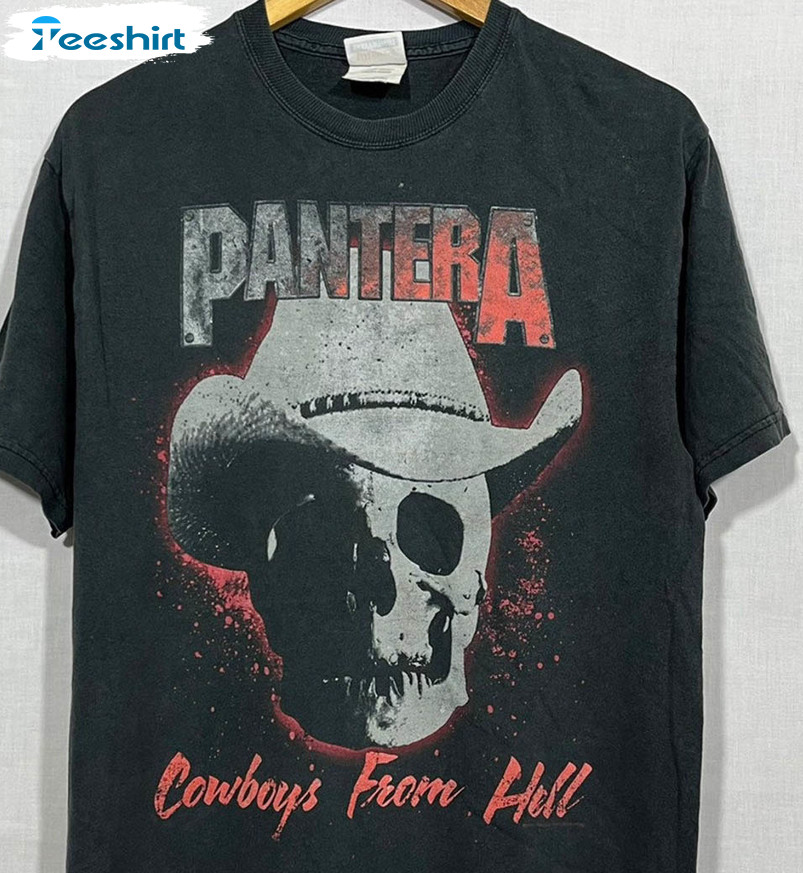 Pantera Cowboys From Hell Shirt, Vintage Long Sleeve Unisex T-shirt