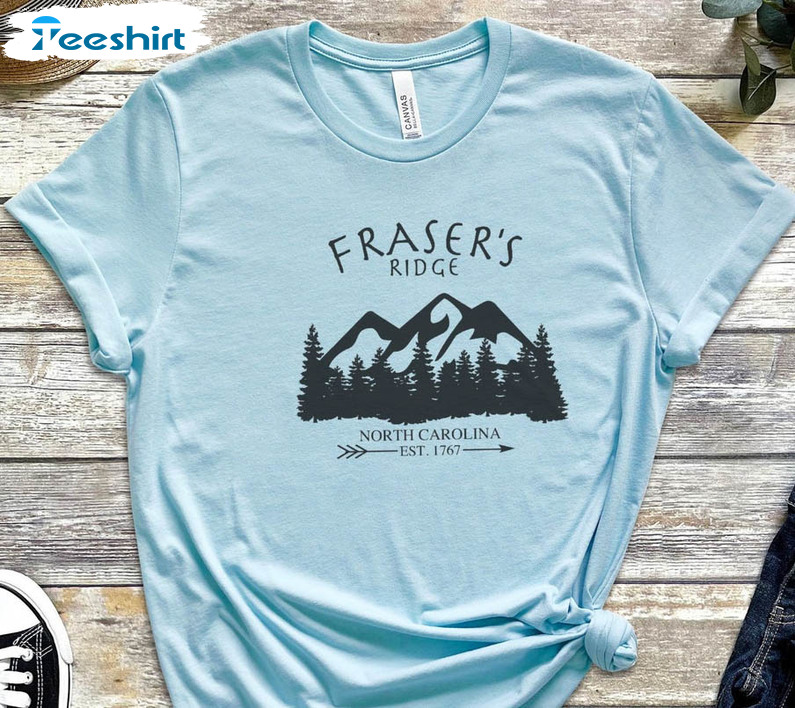 Frasers Ridge North Carolina Trendy Shirt, Jamie Claire Sassenach Unisex T-shirt Long Sleeve