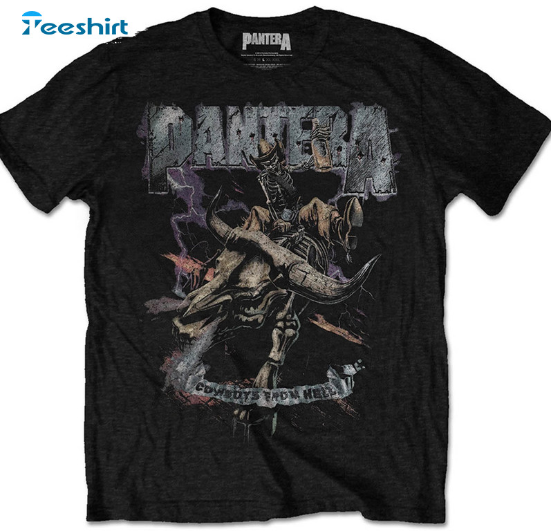 Pantera Cowboys From Hell Shirt, Trending Unisex Hoodie Long Sleeve