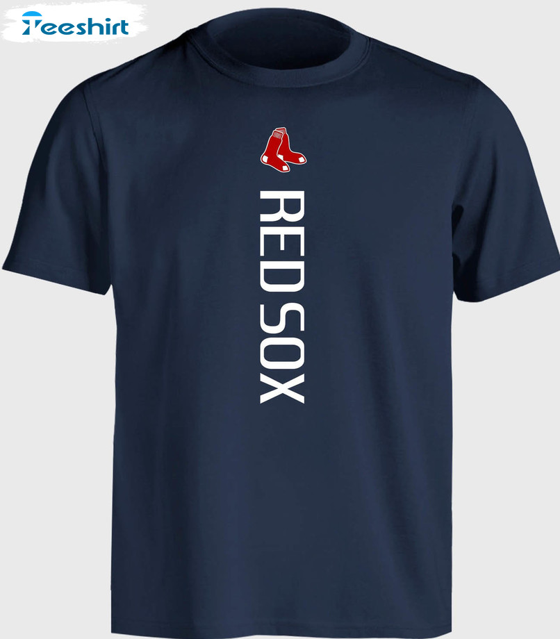 Boston Red Sox Vertical Shirt, Trending Crewneck Unisex T-shirt