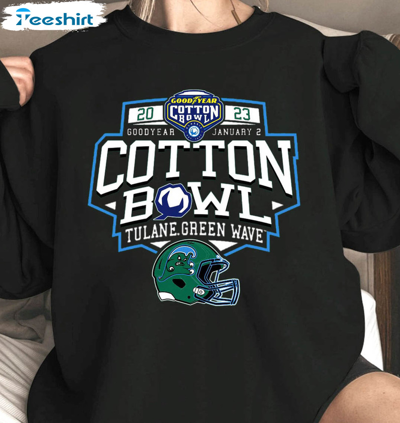 Tulane Cotton Bowl Gameday Shirt, Usc Vs Tulane Crewneck Unisex T-shirt