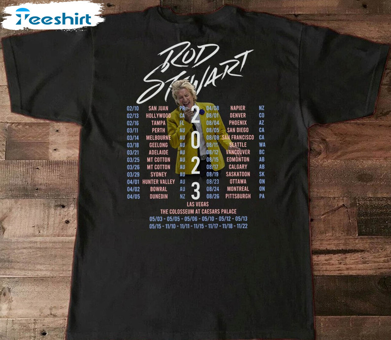 Rod Stewart The Hits Tour 2023 Personalized Baseball Jersey - Growkoc