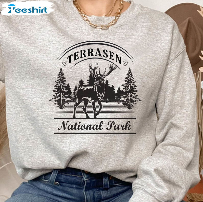 Terrasen National Park Shirt, Bookworm Unisex Hoodie Crewneck