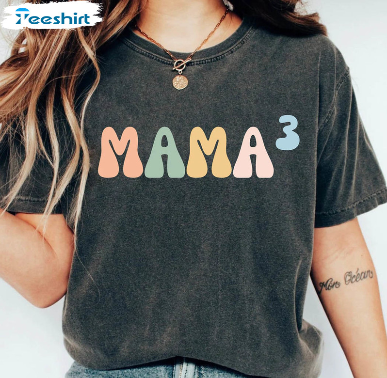 Mama Pregnancy Announcement Shirt, Vintage Unisex T-shirt Long Sleeve