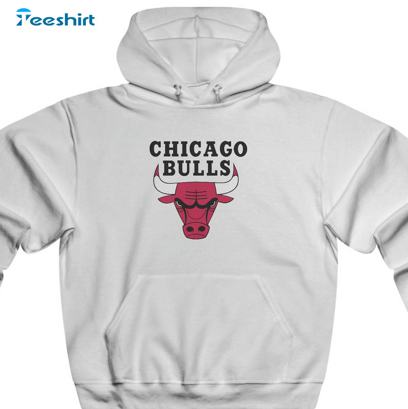 1984 Chicago Bulls Artwork: Unisex Varsity Color-⁠Block Hooded Sweatshirt