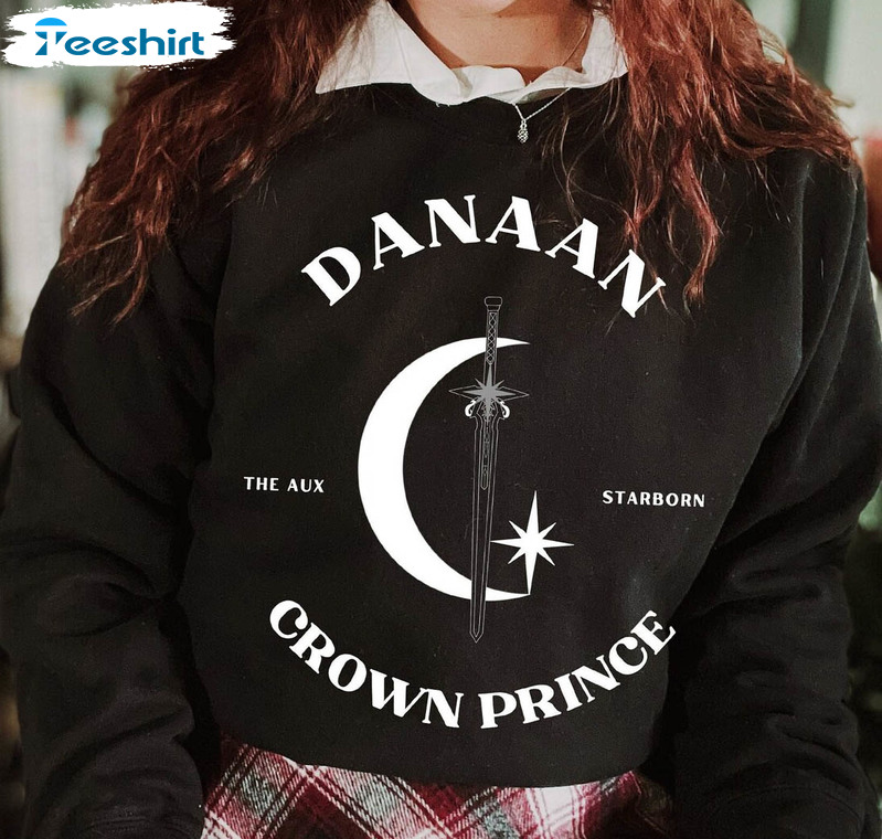 Ruhn Danaan Crown Shirt, Trending Crewneck Sweatshirt