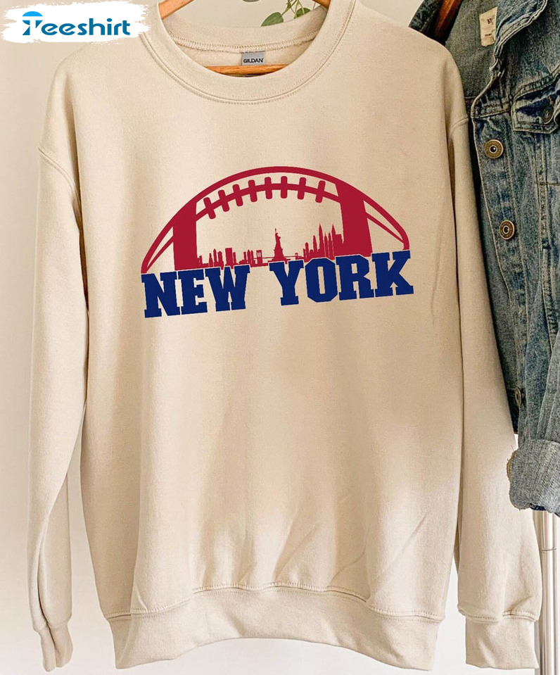 Vintage New York NY Giants Football Sweatshirt Shirt - Teeholly