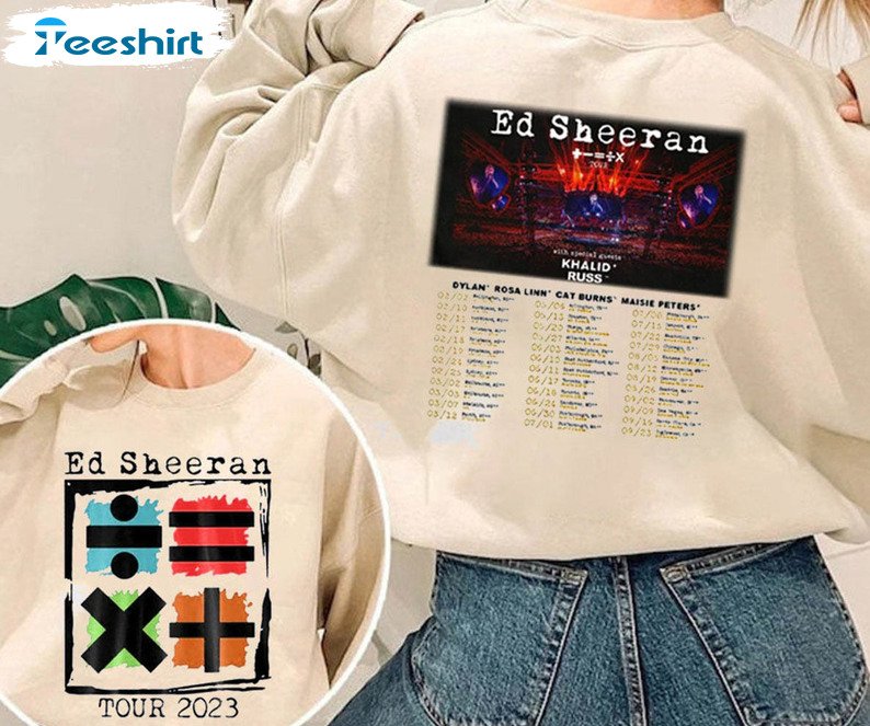 Ed Sheeran Mathematics Tour Shirt, Trending Tee Tops Unisex Hoodie