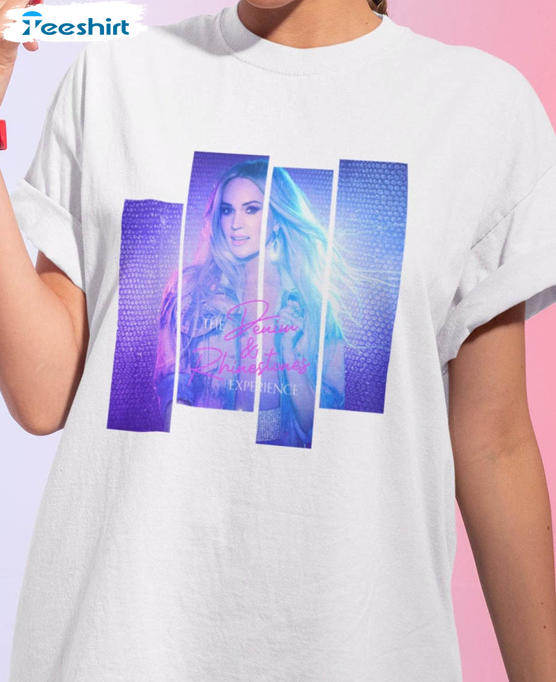 Carrie Underwood Denim And Rhinestones Tour Unisex T-shirt , Long Sleeve