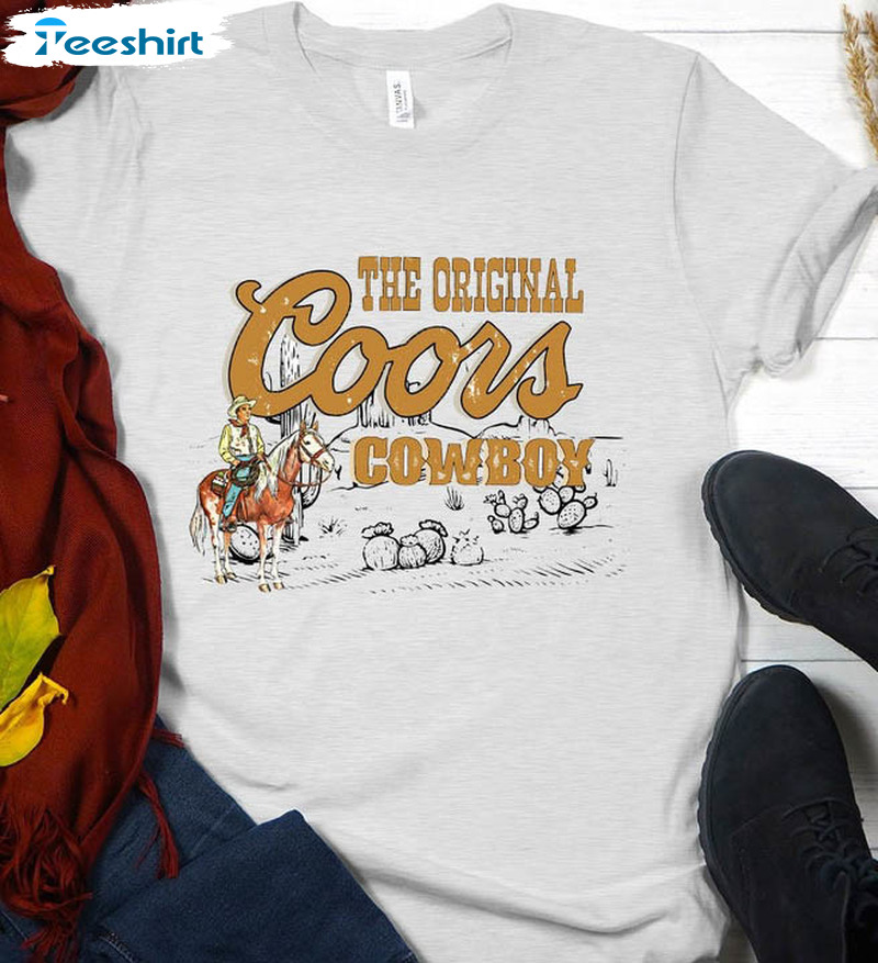 The Original Coors Rodeo Retro Shirt, Trending Coors Banquet Long Sleeve Sweater