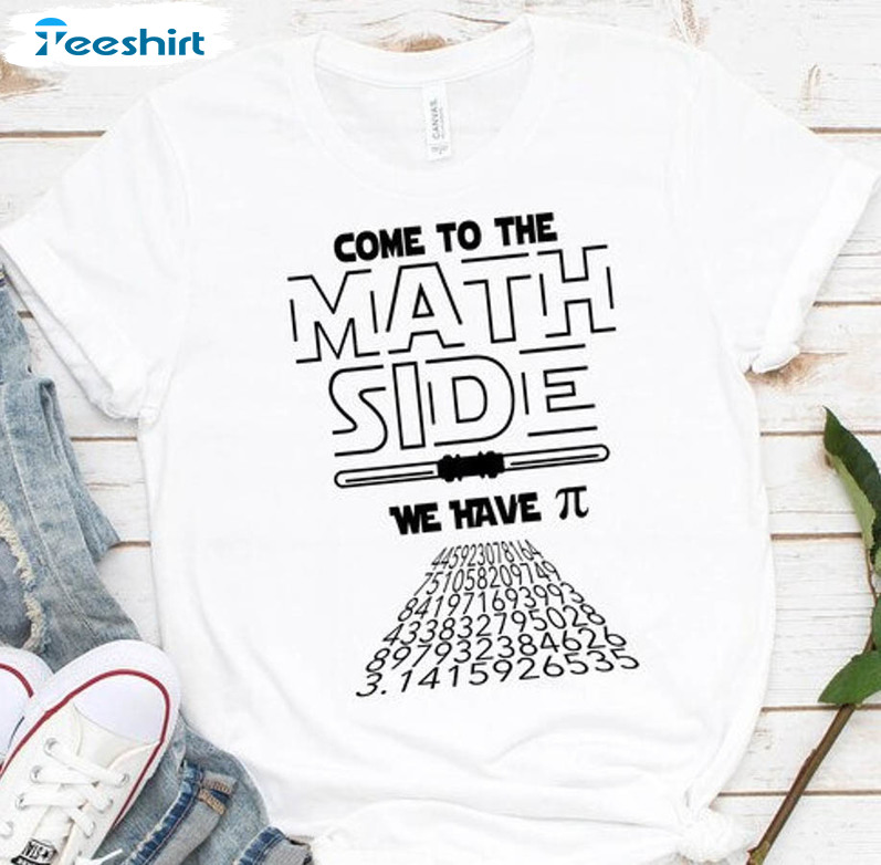 Come To The Math Side We Have Pi Vintage Shirt, Funny Science Unisex Hoodie Crewneck