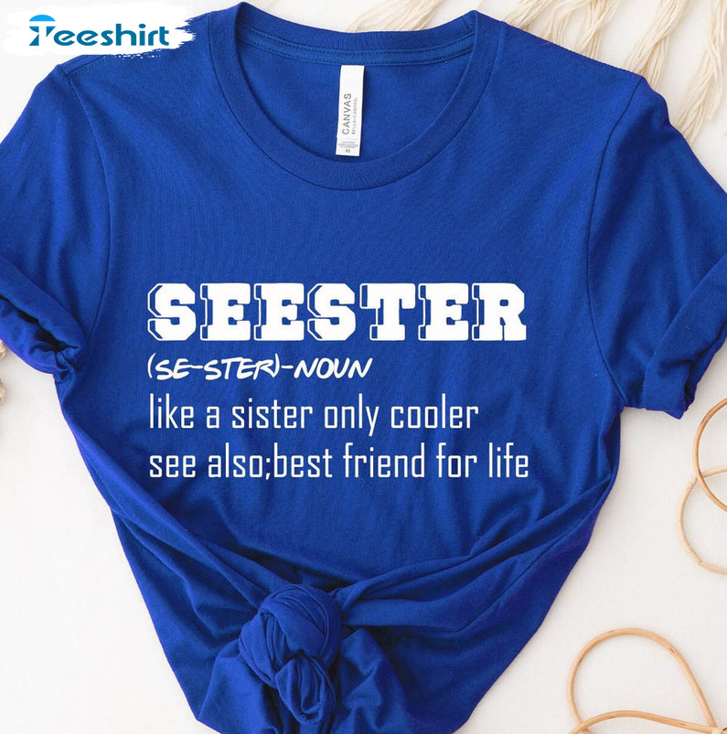 Seester Noun Shirt, Vintage Tee Tops Unisex T-shirt