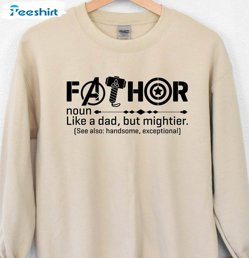 Fathor Noun Like A Dad Shirt, Trending Tee Tops Unisex Hoodie