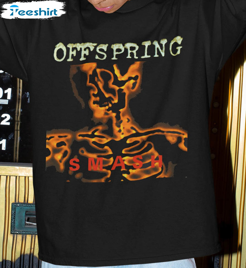 The Offspring Smash Shirt , Skeleton Punk Crewneck Unisex Hoodie