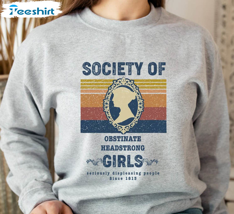 Society Of Obstinate Headstrong Girls Shirt, Vintage Tee Tops Unisex Hoodie