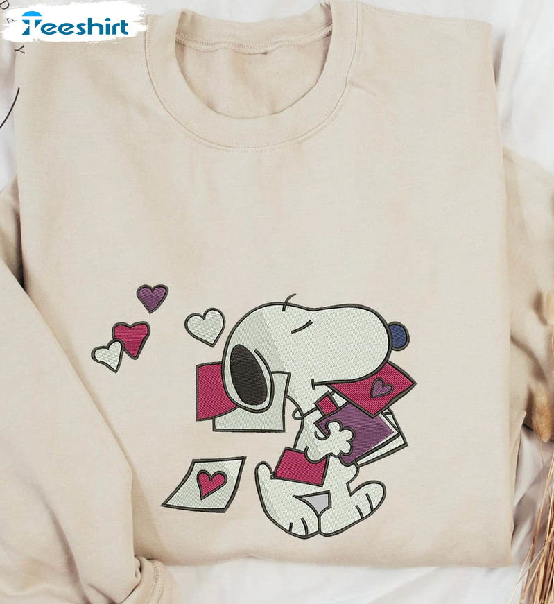 Snoopy Valentine Shirt, Funny Valentine Day Sweatshirt Unisex Hoodie