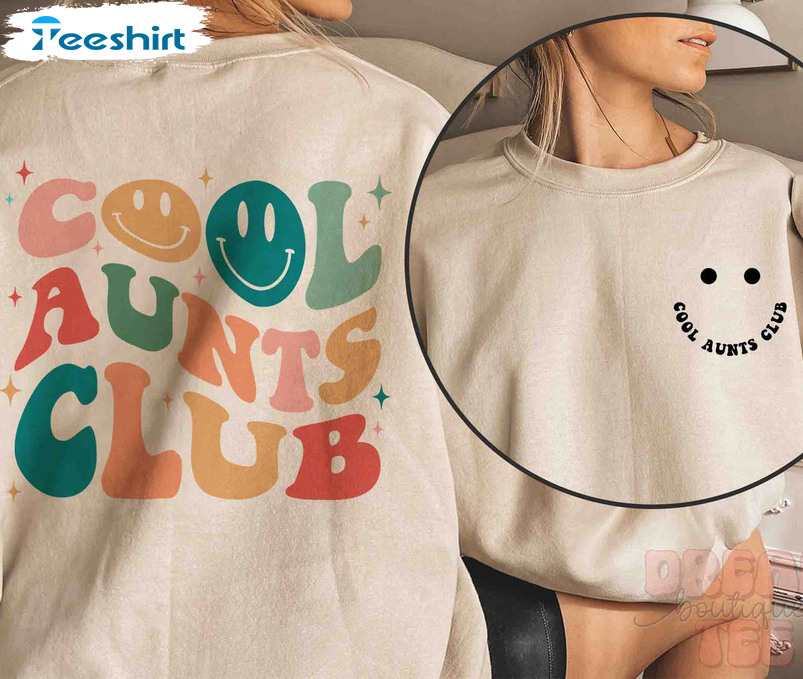 Cool Aunts Club Shirt, Auntie Unisex T-shirt Short Sleeve