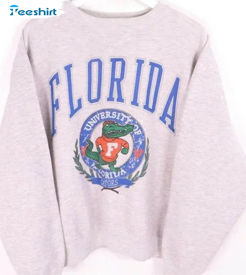 Ncaa Florida Gators Shirt, University Of Florida Vintage Unisex Hoodie Short Sleeve