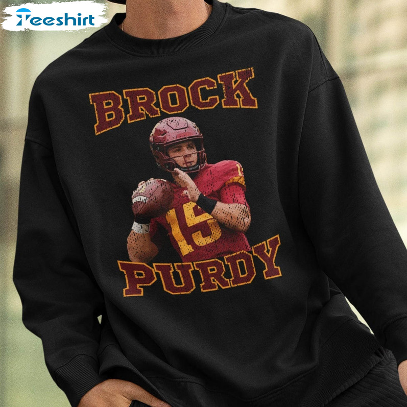 Vintage Brock Purdy 13 Shirt, San Francisco Football Short Sleeve Sweater