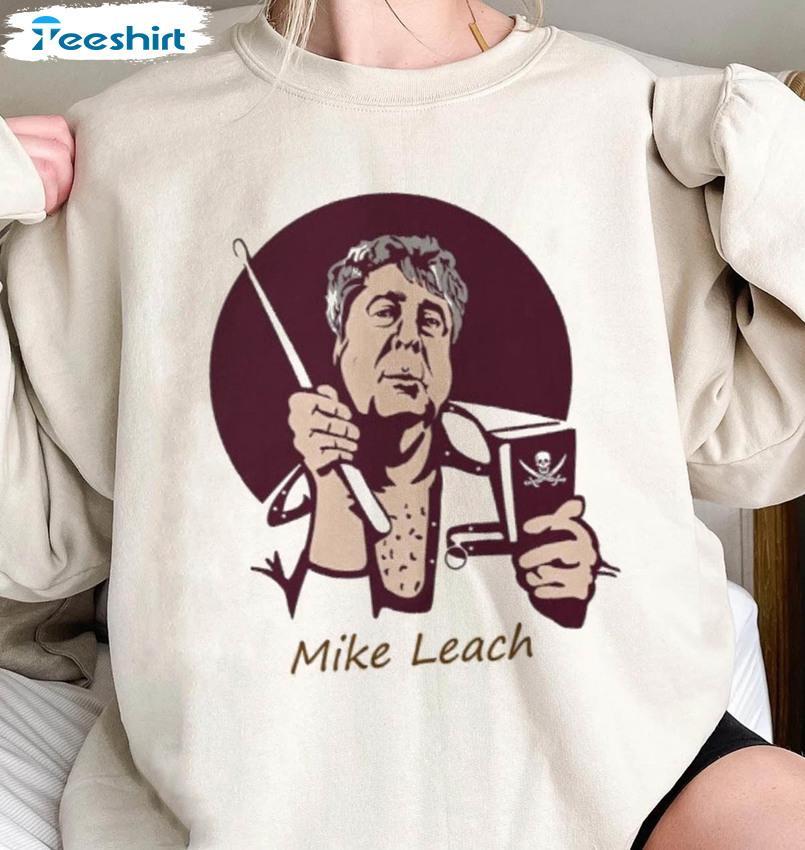 Mike Leach State Funny Shirt, Rip Mike Leach Football Unisex T-shirt Crewneck