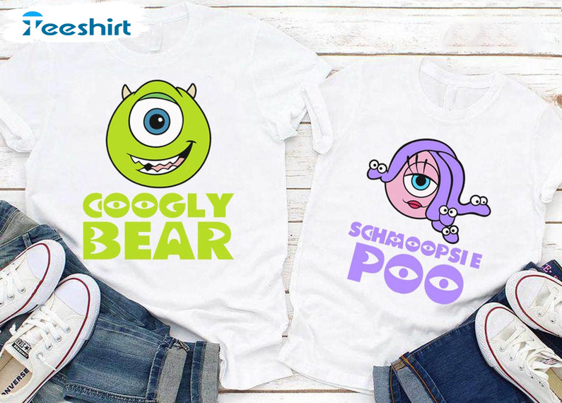 Googly Bear And Shmoopsie Poo Shirt, Mike And Celia Long Sleeve Unisex Hoodie