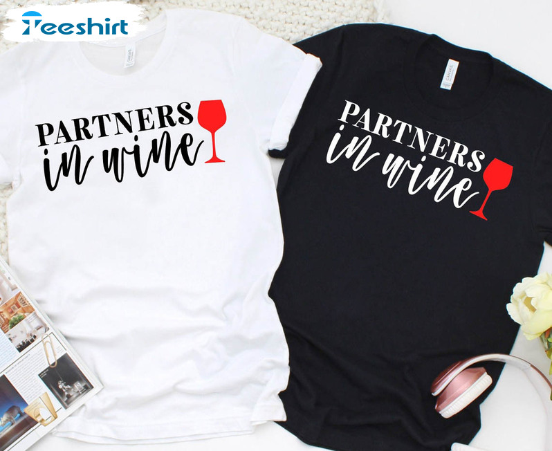 Partners In Wine Sweatshirt, Bachelorette Party Long Sleeve Hoodie