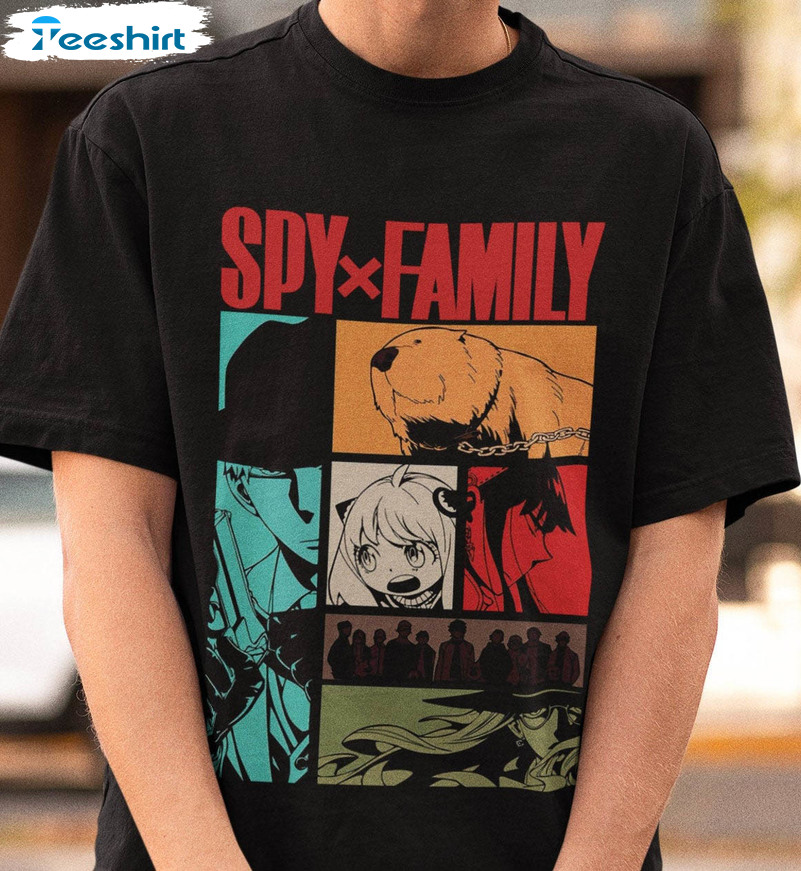 Vintage Spy X Family Shirt, Family Manga Sweatshirt Unisex Hoodie