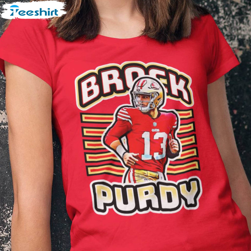 Brock Purdy Shirt, San Francisco Football Unisex Hoodie Short Sleeve