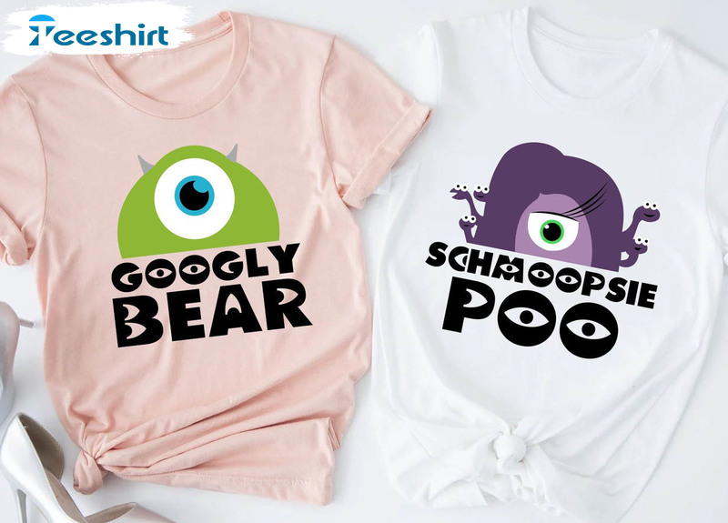 Googly Bear And Schmoopsie Poo Funny Shirt, Matching Short Sleeve Unisex T-shirt