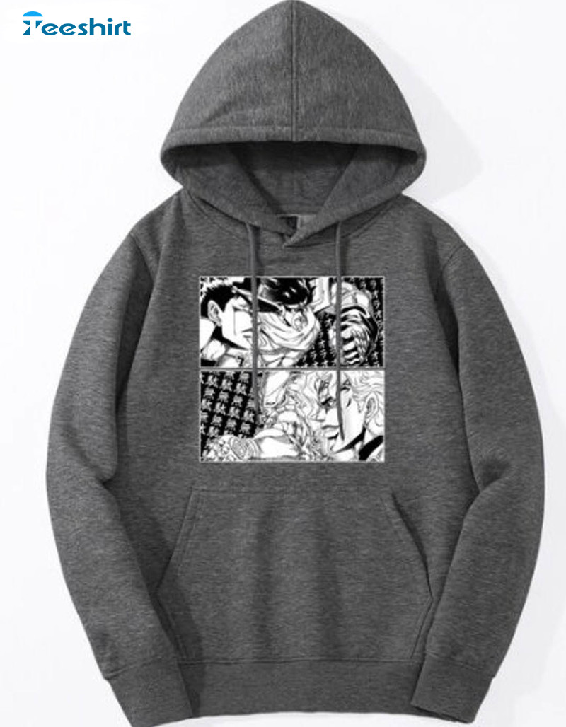 Jojo Bizarre Adventure Shirt, Trending Long Sleeve Unisex Hoodie