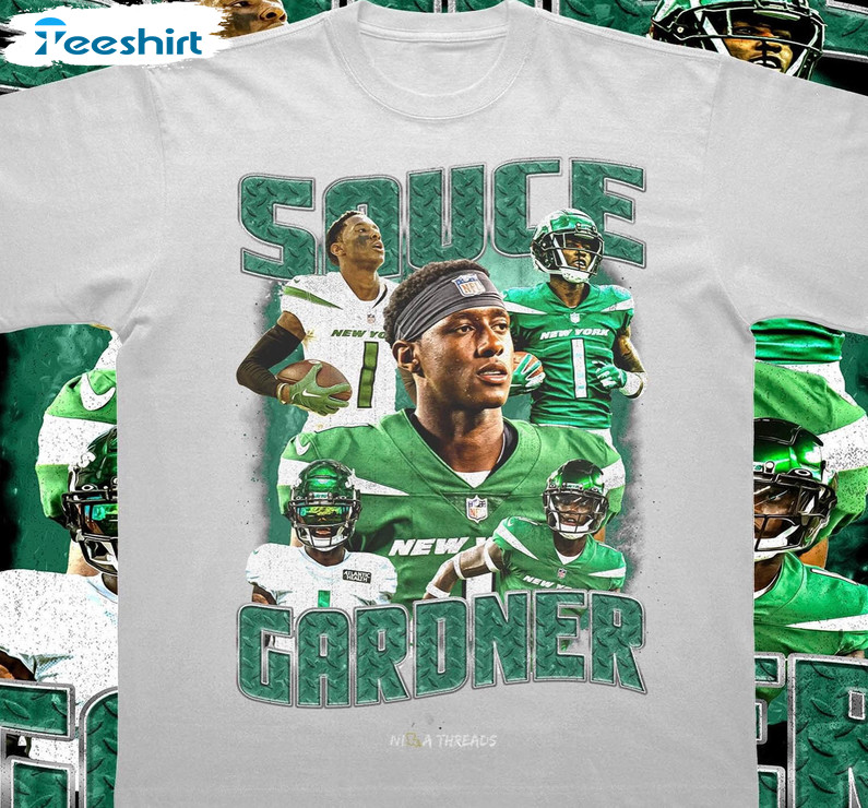 Sauce Gardner Shirt, New York Football Men's Cotton T-Shirt