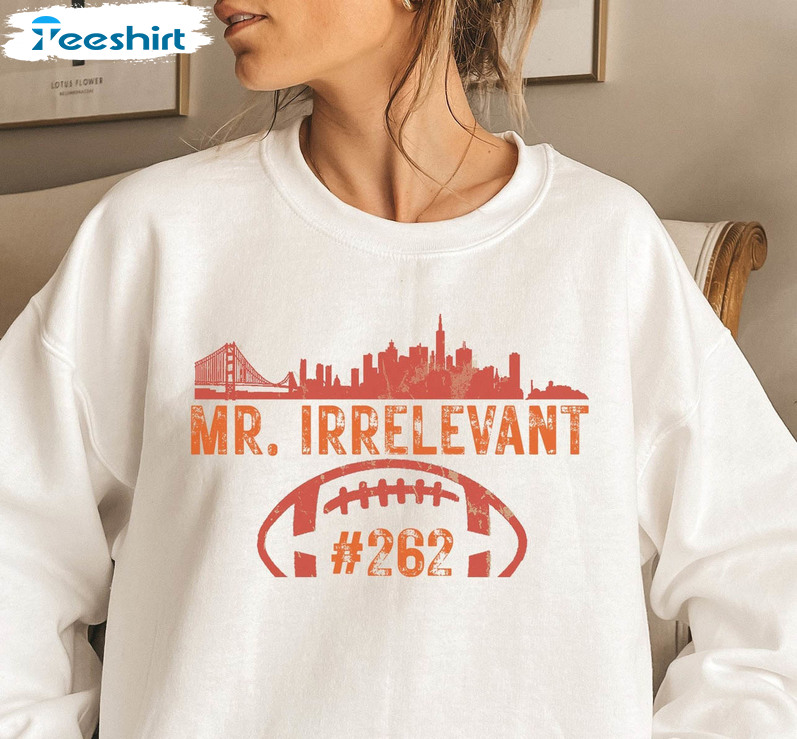 Mr Irrelevant Vintage Shirt, San Francisco Football Crewneck Unisex T-shirt