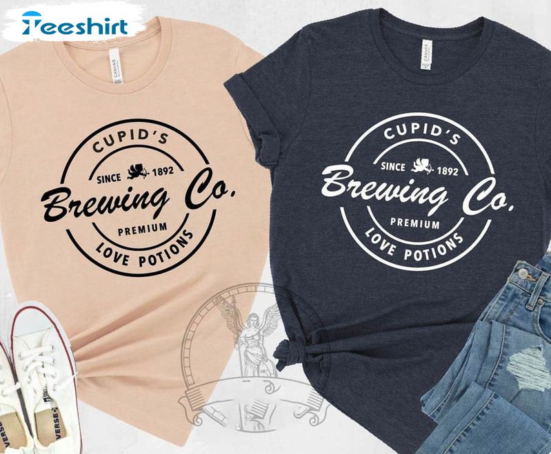 Cupid's Brewing Co Vintage Shirt, Couple Unisex T-shirt Long Sleeve