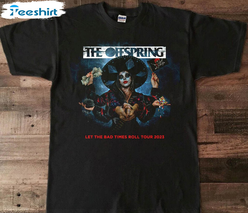 The Offspring Sweatshirt, Let The Bad Times Roll Tour 2022 Tee Tops Unisex Hoodie