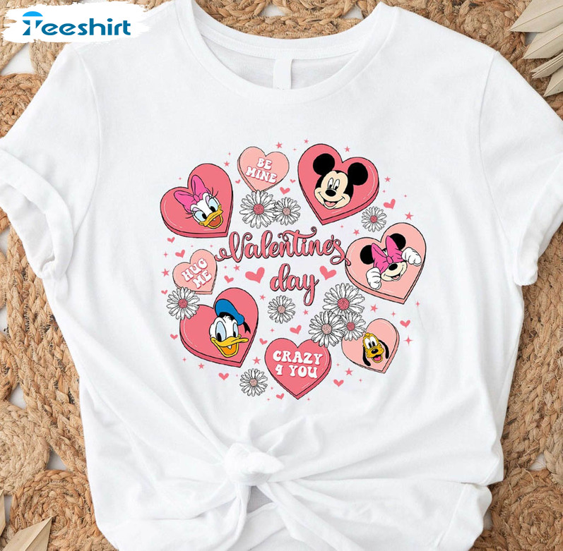 Matching Valentines Shirt, Mickey And Minnie Unisex T-shirt Short Sleeve