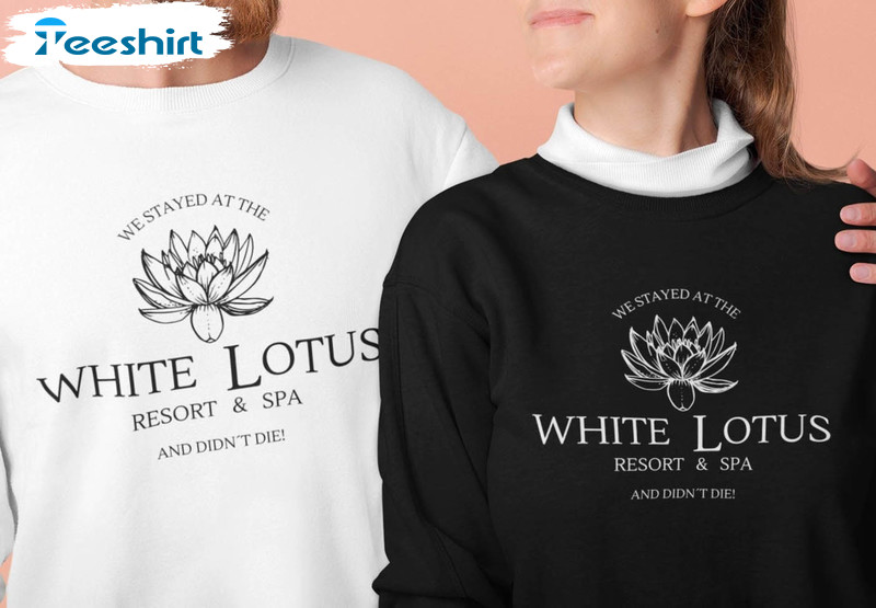 White Lotus Resort And Spa Shirt, Funny Couple White Lotus Short Sleeve Crewneck