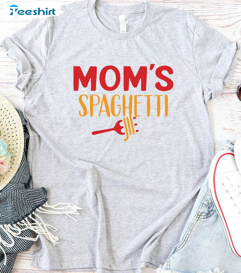 Mom's Spaghetti Trending Shirt, Vintage Short Sleeve Unisex T-shirt