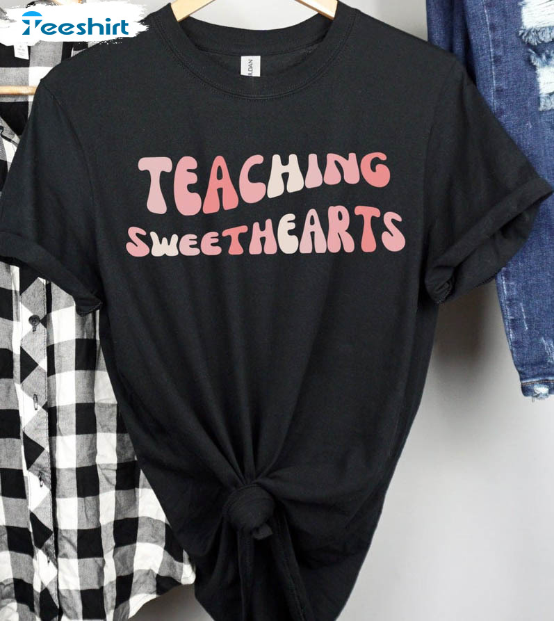 Teaching Sweethearts Vintage Valentine Short Sleeve , Sweatshirt