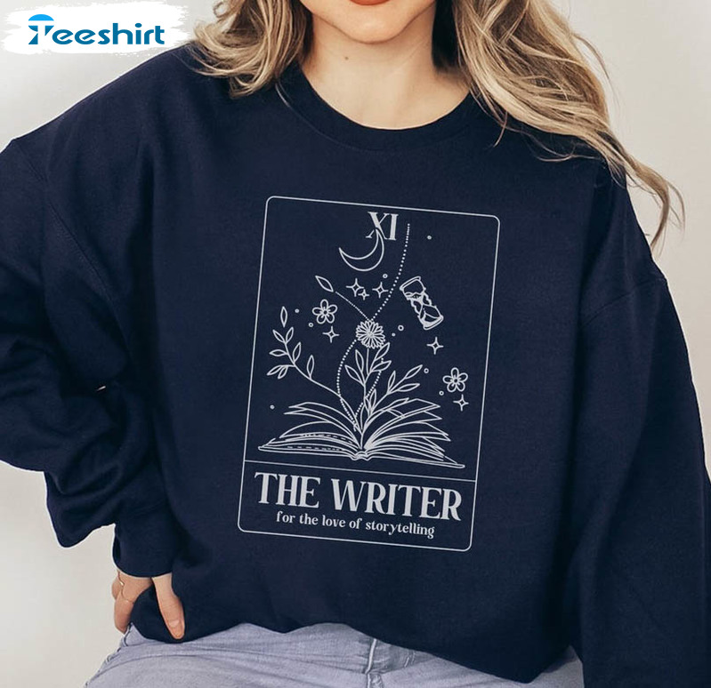 The Writer Tarot Card Vintage Shirt, Author Writing Unisex T-shirt Unisex Hoodie