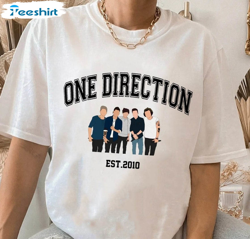 One Direction Since 2010 Shirt, Vintage Unisex Hoodie Sweatshirt