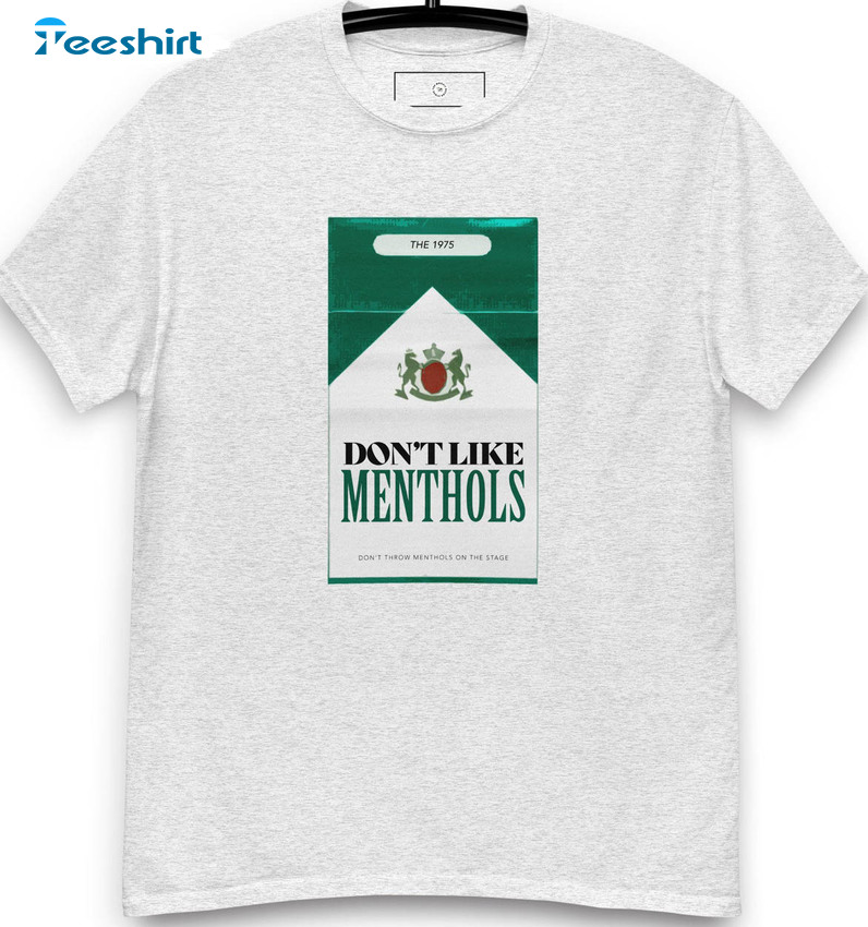 Don't Like Menthols Shirt, Funny Autotune Quote Short Sleeve Sweatshirt