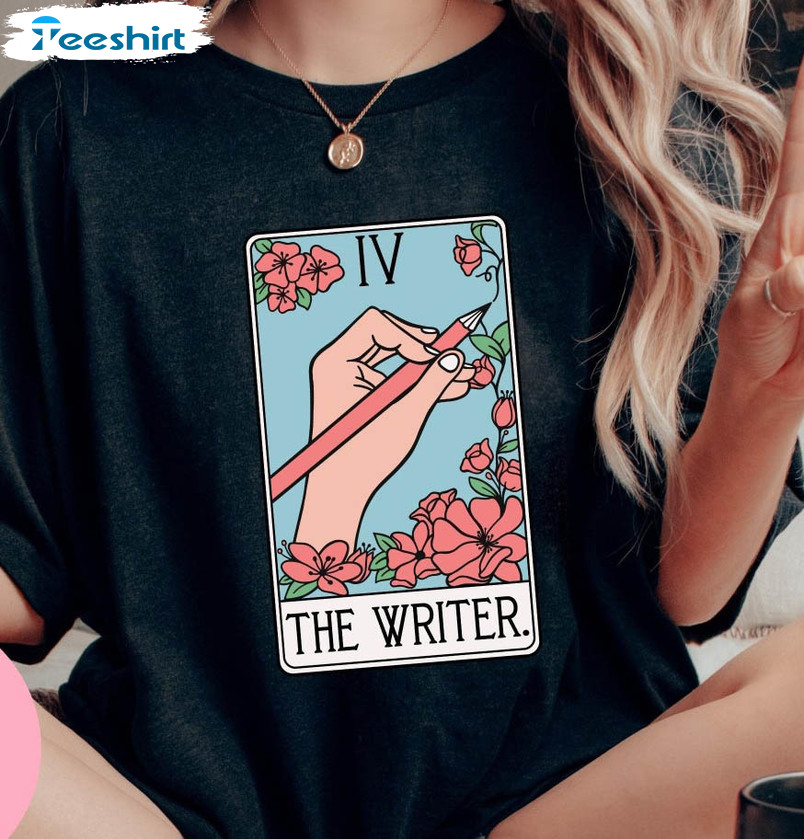 The Writer Tarot Card Shirt, Trending Tee Tops Unisex T-shirt